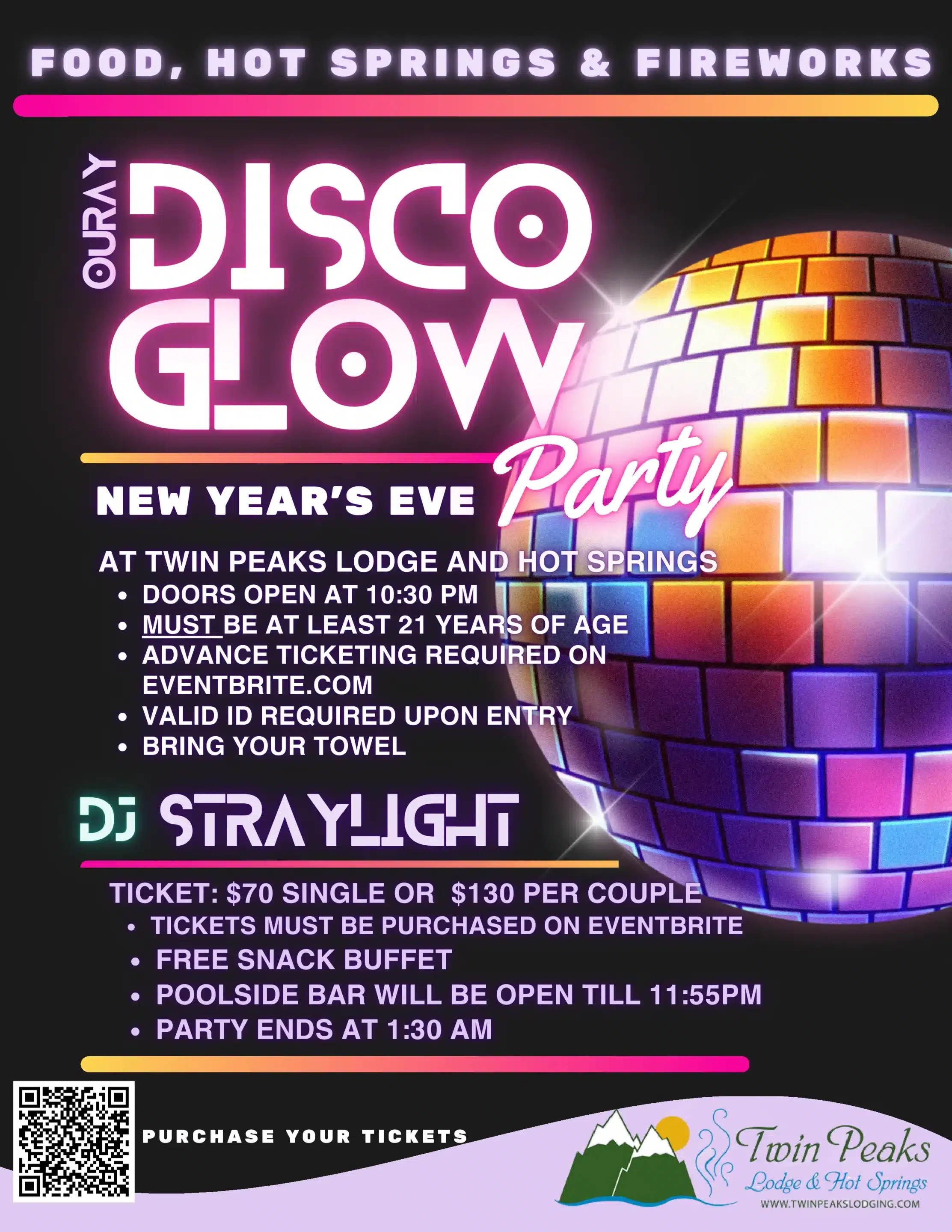 NYE DISCO GLOW Popup
